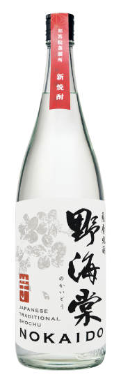 新焼酎 野海棠・芋のラベル