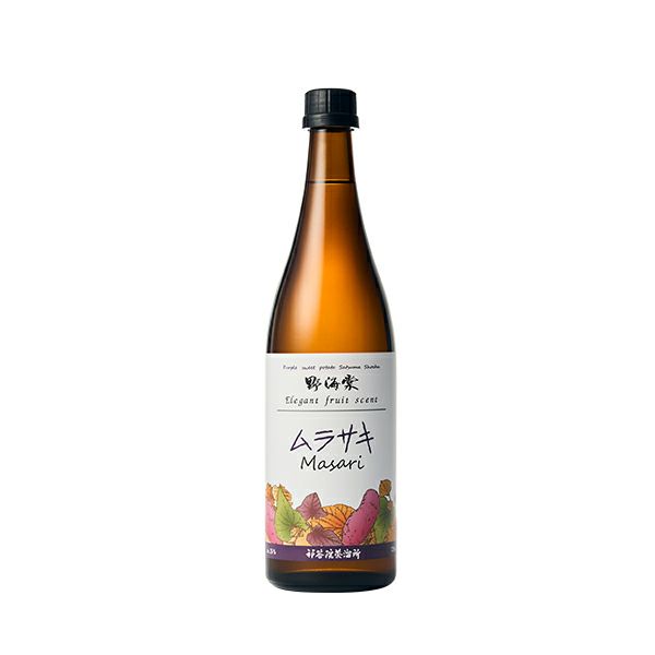 紫芋の品種「ムラサキマサリ」でつくりあげた芋焼酎「野海棠